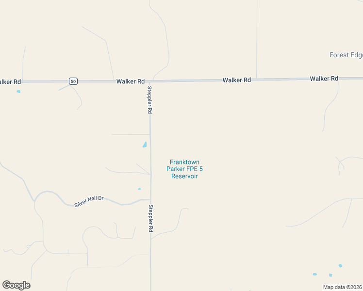 map of restaurants, bars, coffee shops, grocery stores, and more near 17690 Steppler Road in Colorado Springs