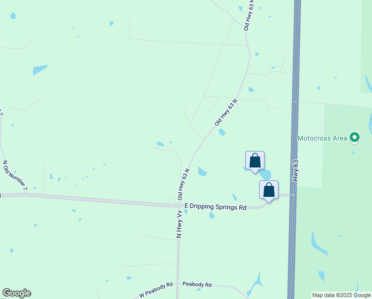 map of restaurants, bars, coffee shops, grocery stores, and more near 11549 Old Highway 63 North in Columbia