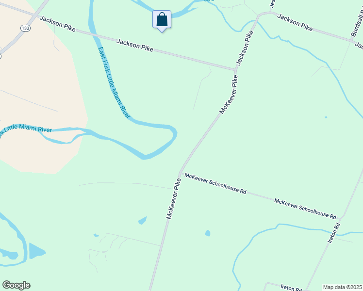 map of restaurants, bars, coffee shops, grocery stores, and more near 4589 McKeever Pike in Williamsburg