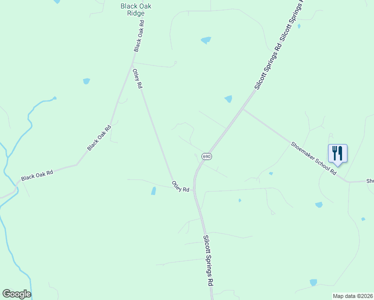 map of restaurants, bars, coffee shops, grocery stores, and more near 19169 Silcott Springs Road in Purcellville