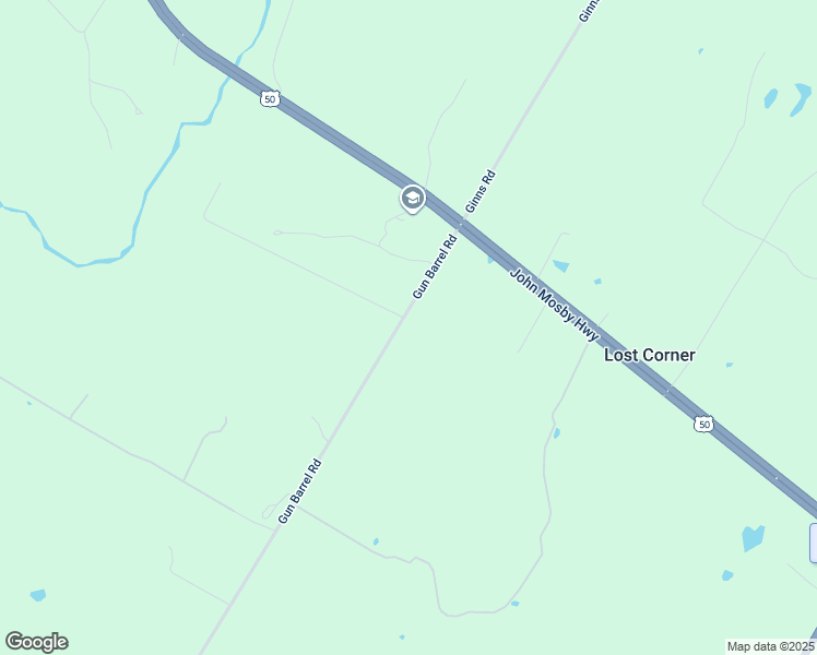 map of restaurants, bars, coffee shops, grocery stores, and more near 237 Gun Barrel Road in White Post