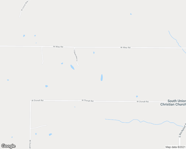 map of restaurants, bars, coffee shops, grocery stores, and more near 5801 West May Road in Bloomington