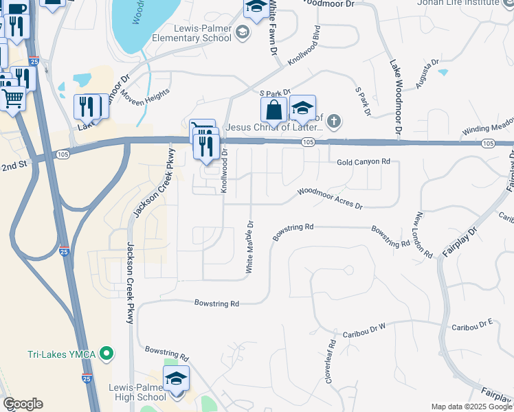 1275 Woodmoor Acres Drive, Monument CO Walk Score