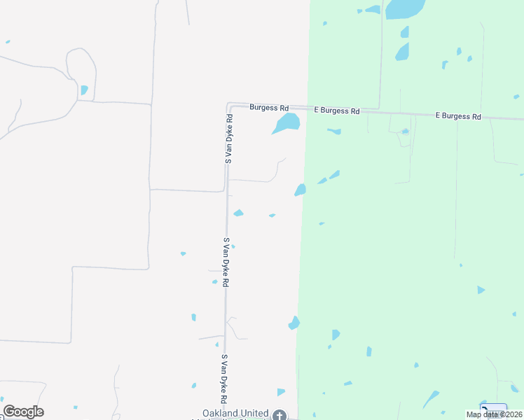 map of restaurants, bars, coffee shops, grocery stores, and more near 1001 South Van Dyke Road in Buckner