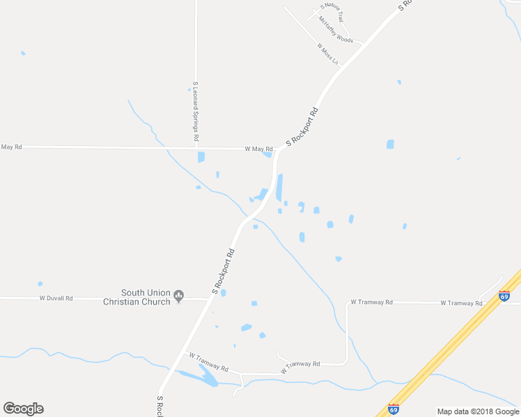 map of restaurants, bars, coffee shops, grocery stores, and more near 6148 South Rockport Road in Bloomington