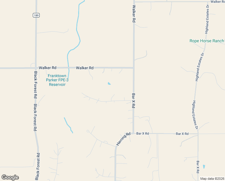 map of restaurants, bars, coffee shops, grocery stores, and more near 7584 Paleo Way in Colorado Springs