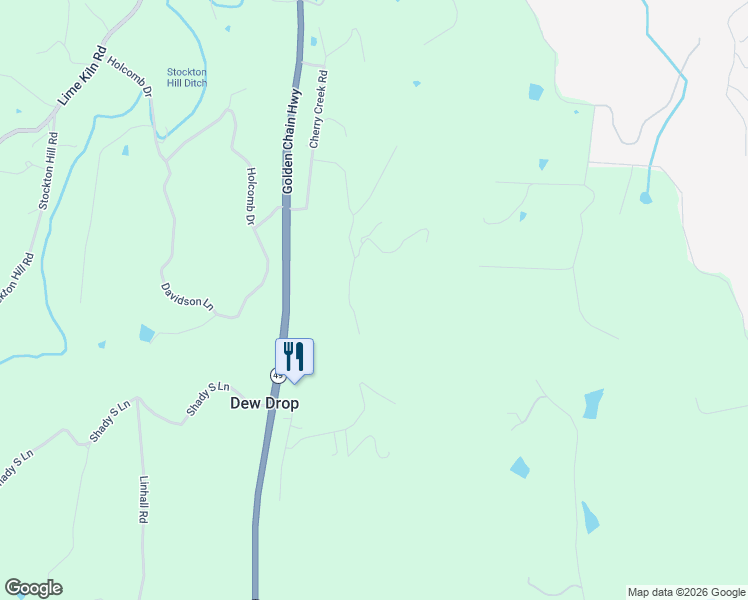 map of restaurants, bars, coffee shops, grocery stores, and more near 19235 Bumpy Road in Grass Valley