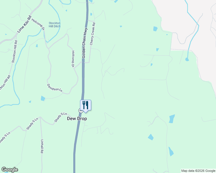 map of restaurants, bars, coffee shops, grocery stores, and more near 19235 Bumpy Road in Grass Valley