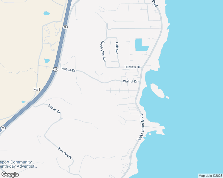 map of restaurants, bars, coffee shops, grocery stores, and more near 350 Island View Drive in Lakeport