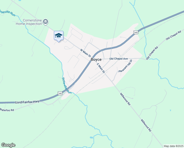 map of restaurants, bars, coffee shops, grocery stores, and more near 93 Saratoga Avenue in Boyce