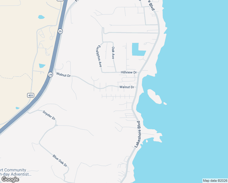 map of restaurants, bars, coffee shops, grocery stores, and more near 4174 4th Avenue in Lakeport
