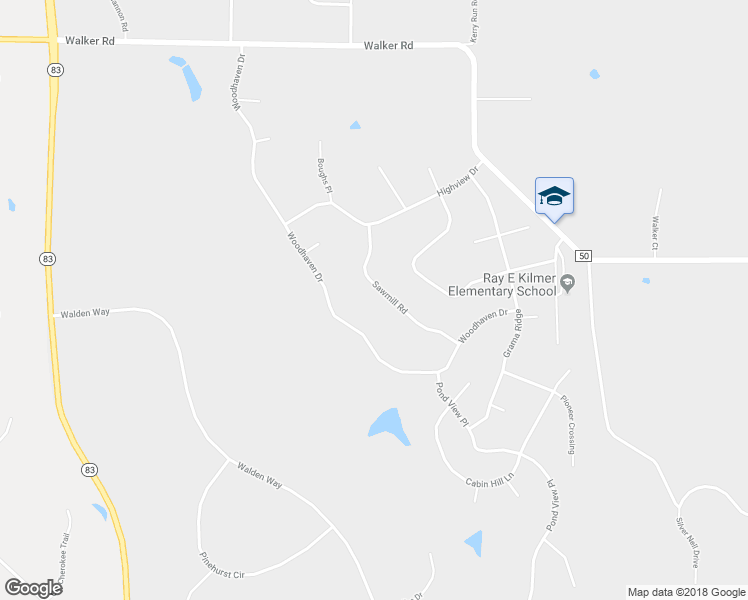 map of restaurants, bars, coffee shops, grocery stores, and more near 17934 Sawmill Road in Colorado Springs