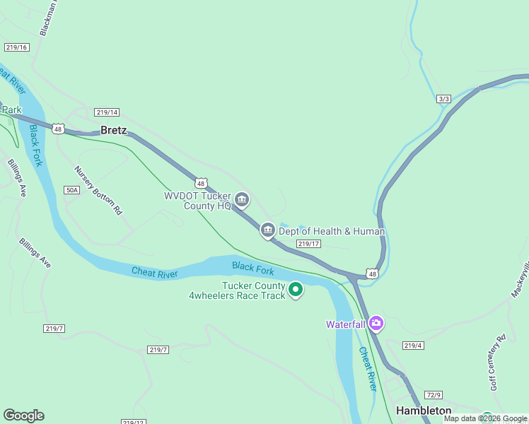 map of restaurants, bars, coffee shops, grocery stores, and more near 2 County Route 219/14 in Hambleton