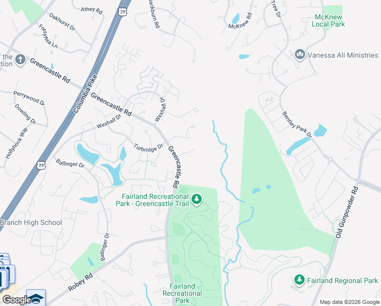 map of restaurants, bars, coffee shops, grocery stores, and more near 3724 Greencastle Road in Burtonsville