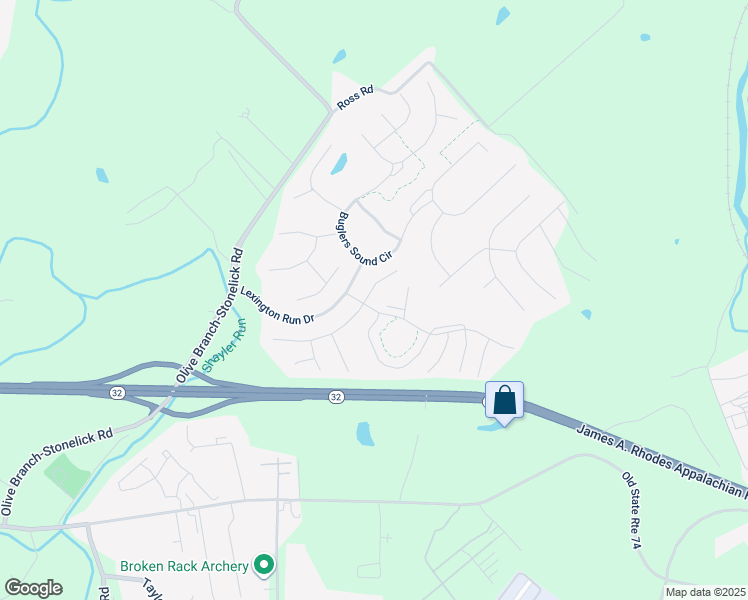 map of restaurants, bars, coffee shops, grocery stores, and more near 4604 Citation Court in Batavia