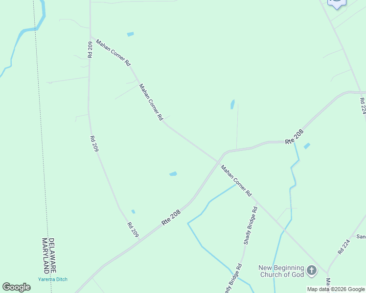 map of restaurants, bars, coffee shops, grocery stores, and more near 4277 Mahan Corner Road in Marydel