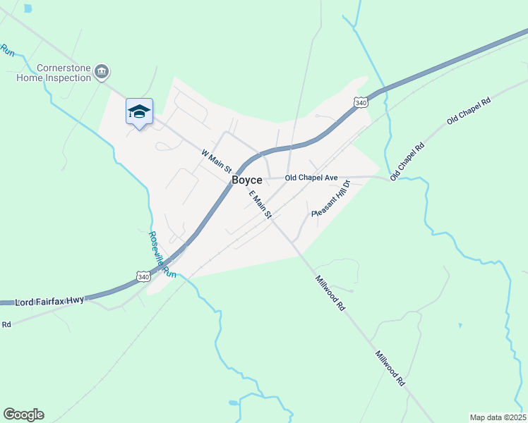 map of restaurants, bars, coffee shops, grocery stores, and more near 494 Anamaria Lane in Front Royal