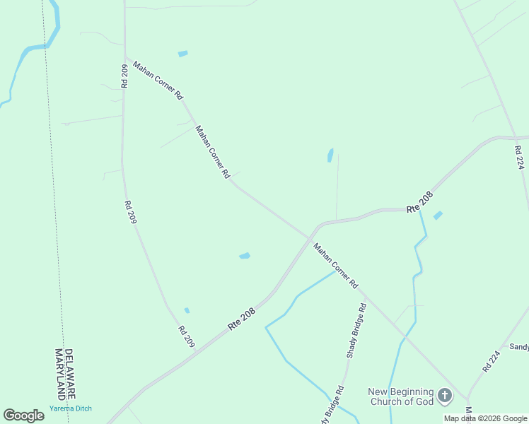 map of restaurants, bars, coffee shops, grocery stores, and more near 4277 Mahan Corner Road in Marydel