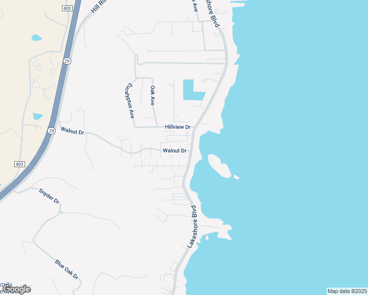 map of restaurants, bars, coffee shops, grocery stores, and more near 4195 Lakeshore Boulevard in Lakeport
