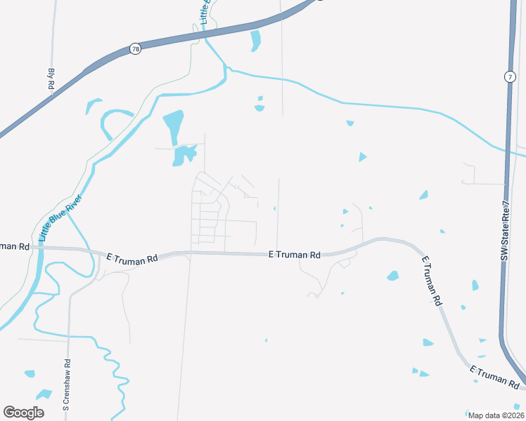 map of restaurants, bars, coffee shops, grocery stores, and more near 800-1198 South Fisher Road in Independence