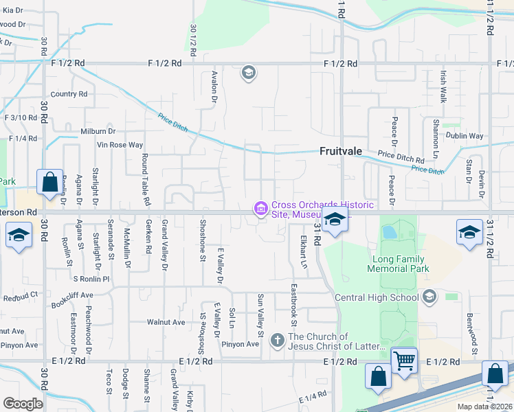 map of restaurants, bars, coffee shops, grocery stores, and more near in Fruitvale