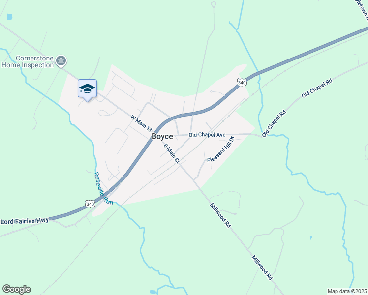 map of restaurants, bars, coffee shops, grocery stores, and more near 8 Whiting Avenue in Boyce