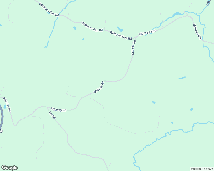 map of restaurants, bars, coffee shops, grocery stores, and more near 1277 Midway Road in Belington