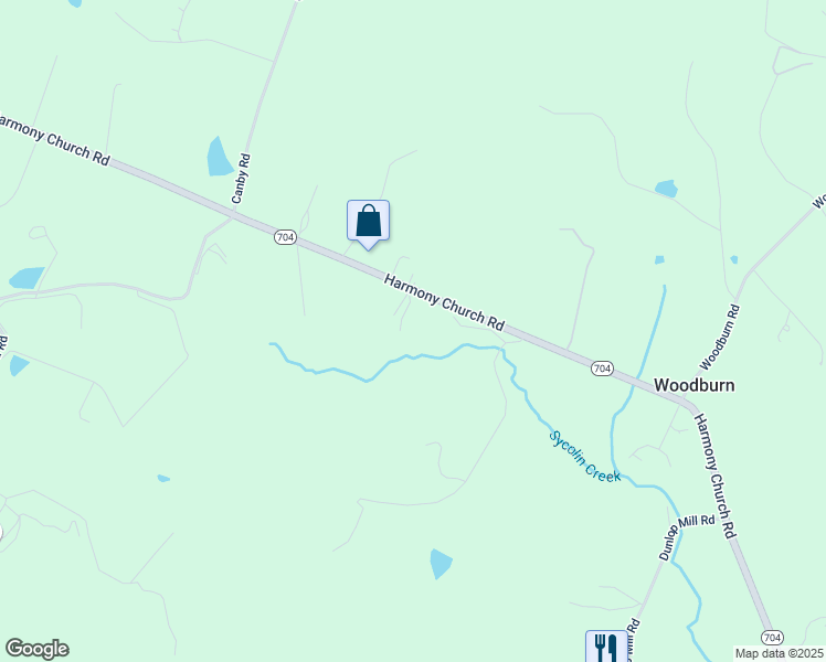 map of restaurants, bars, coffee shops, grocery stores, and more near 18943 Harmony Church Rd in Leesburg