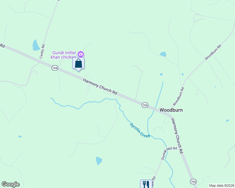 map of restaurants, bars, coffee shops, grocery stores, and more near 18972 Harmony Church Road in Leesburg
