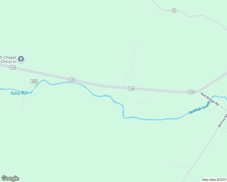 map of restaurants, bars, coffee shops, grocery stores, and more near 11026 Ohio 124 in Piketon