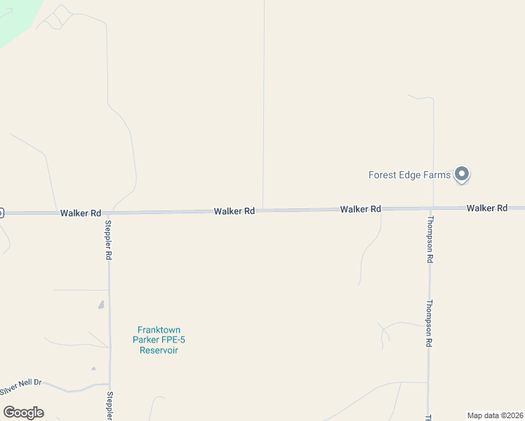 map of restaurants, bars, coffee shops, grocery stores, and more near 5440 Walker Road in Colorado Springs