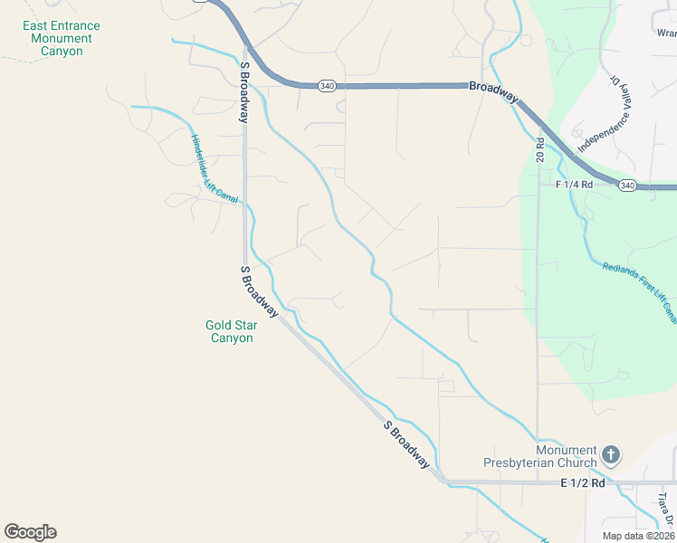 map of restaurants, bars, coffee shops, grocery stores, and more near 1948 Star Canyon Drive in Grand Junction