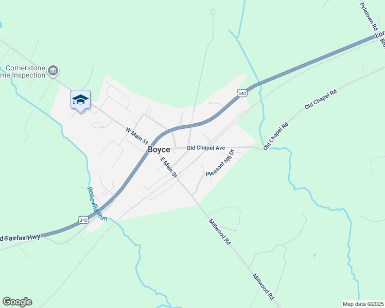 map of restaurants, bars, coffee shops, grocery stores, and more near 2 Whiting Avenue in Boyce