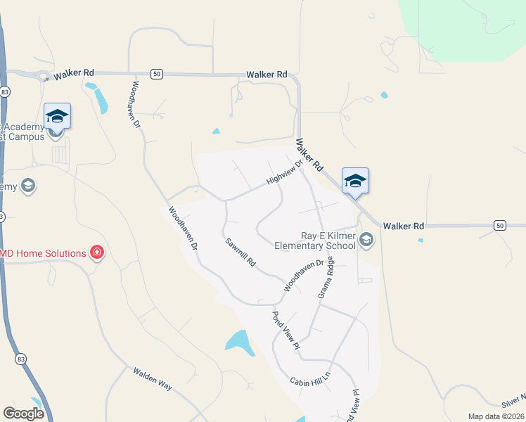 map of restaurants, bars, coffee shops, grocery stores, and more near 18130 Bakers Farm Road in Colorado Springs