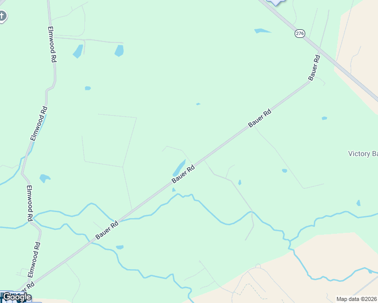 map of restaurants, bars, coffee shops, grocery stores, and more near 2432 Bauer Road in Batavia