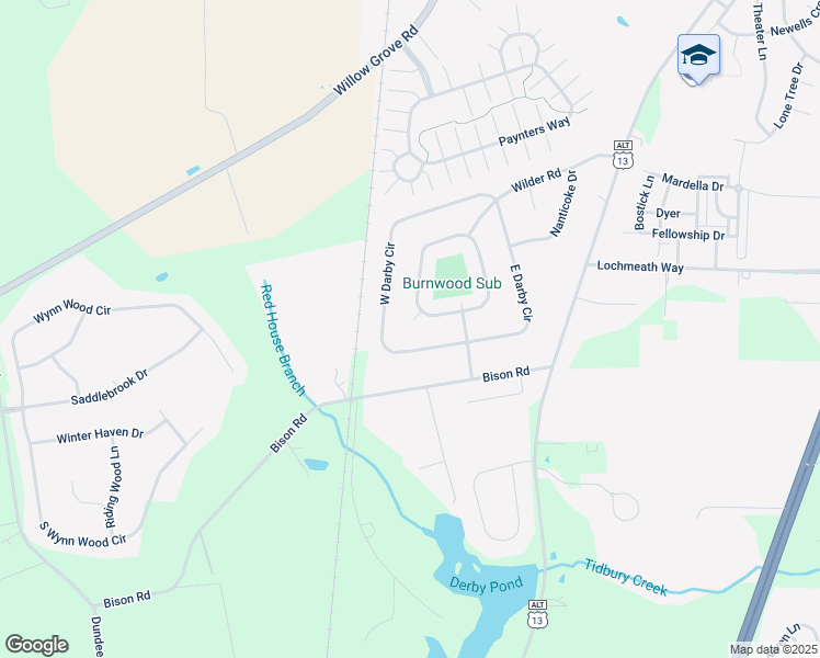 map of restaurants, bars, coffee shops, grocery stores, and more near 10 Newark Circle in Dover