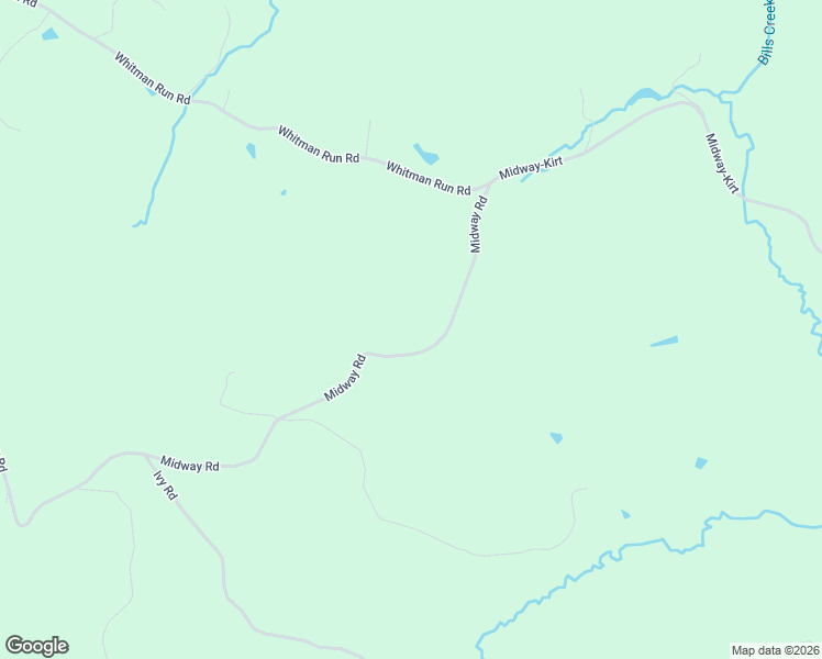 map of restaurants, bars, coffee shops, grocery stores, and more near 1277 Midway Road in Belington