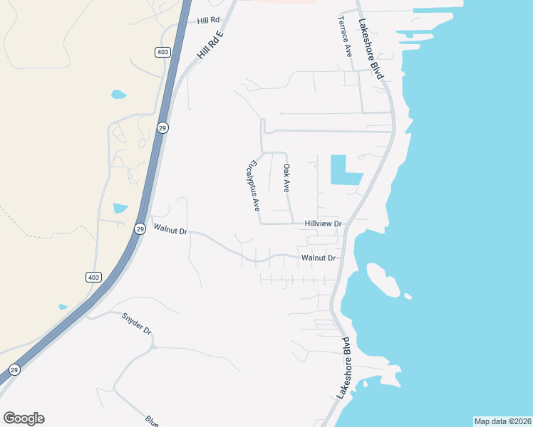 map of restaurants, bars, coffee shops, grocery stores, and more near 325 Acorn Lane in Lakeport