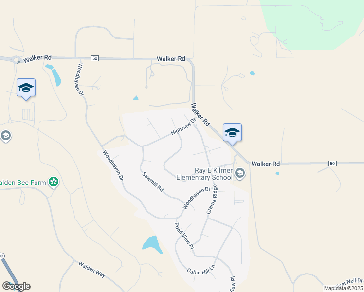 map of restaurants, bars, coffee shops, grocery stores, and more near 17946 Bakers Farm Road in Colorado Springs