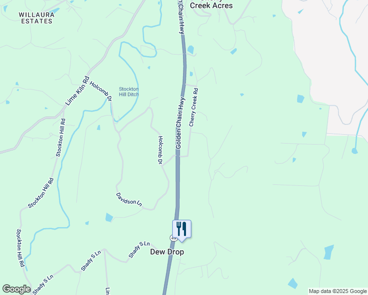 map of restaurants, bars, coffee shops, grocery stores, and more near 19226 Cherry Creek Road in Grass Valley