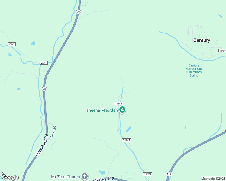 map of restaurants, bars, coffee shops, grocery stores, and more near 721 County Route 119/1 in Volga