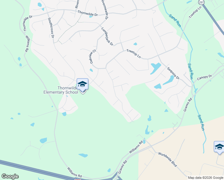 map of restaurants, bars, coffee shops, grocery stores, and more near 2366 Treetop Lane in Hebron