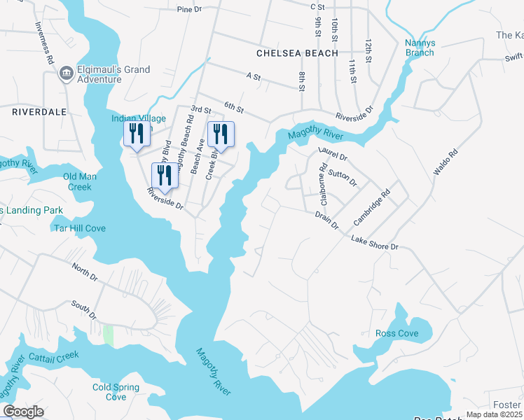 map of restaurants, bars, coffee shops, grocery stores, and more near 605 Dwight Drive in Pasadena