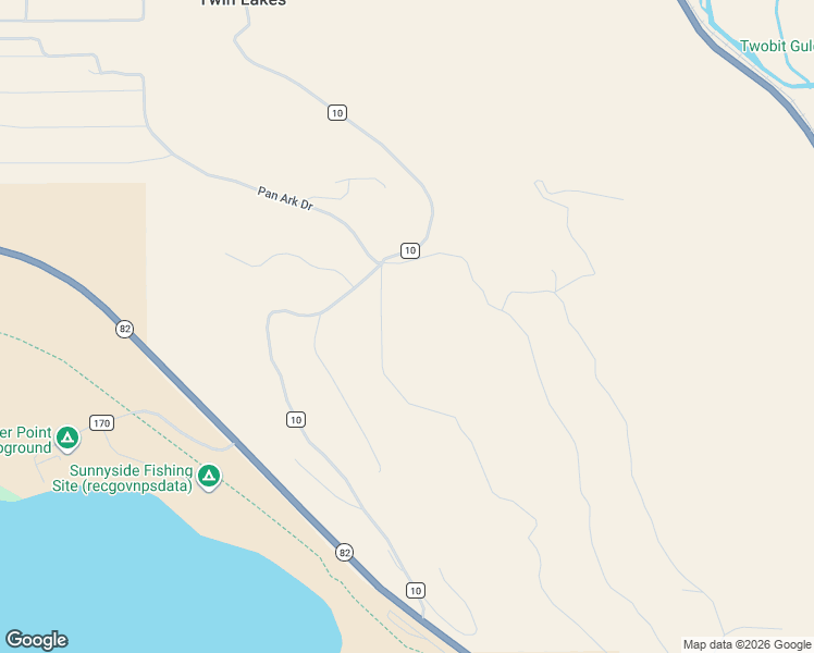 map of restaurants, bars, coffee shops, grocery stores, and more near 460 Reva Ridge Road in Twin Lakes