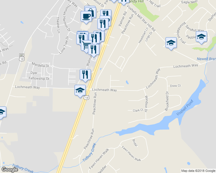 map of restaurants, bars, coffee shops, grocery stores, and more near 29 Kennison Lane in Dover