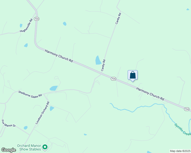 map of restaurants, bars, coffee shops, grocery stores, and more near 18853 Loudoun Orchard Road in Leesburg