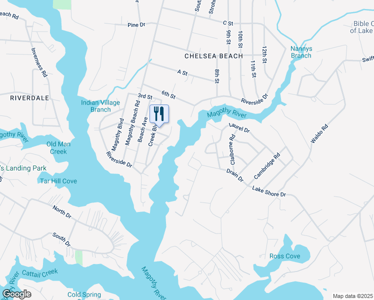 map of restaurants, bars, coffee shops, grocery stores, and more near 304 Rayford Drive in Pasadena