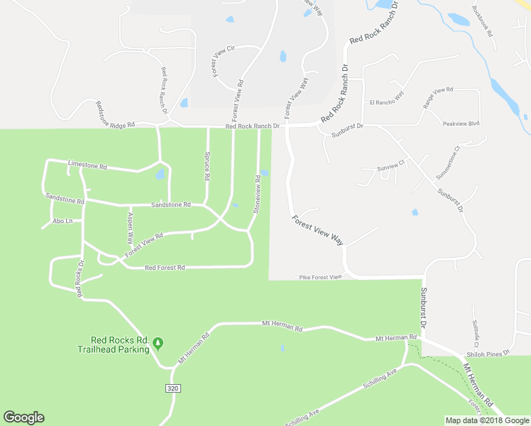 map of restaurants, bars, coffee shops, grocery stores, and more near 18225 Stoneview Road in Monument