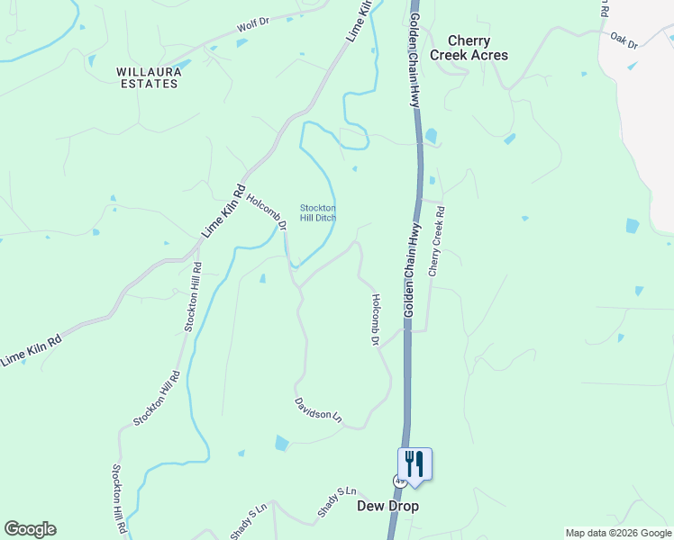 map of restaurants, bars, coffee shops, grocery stores, and more near 10273 Holcomb Drive in Grass Valley