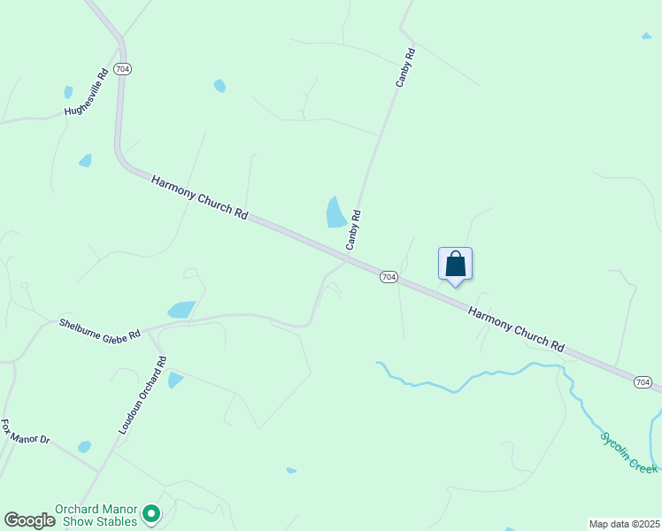 map of restaurants, bars, coffee shops, grocery stores, and more near 18853 Loudoun Orchard Road in Leesburg
